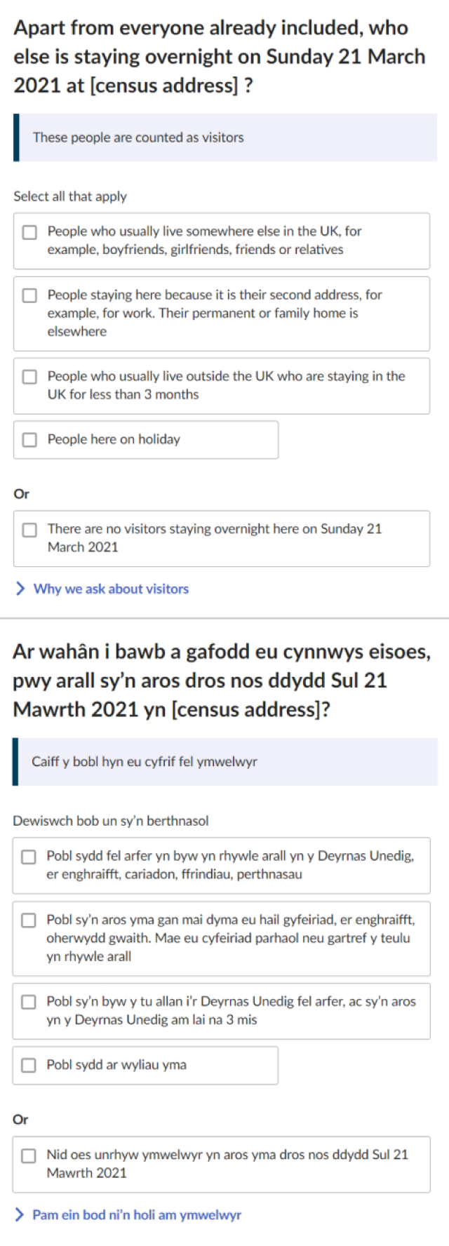 Counting residents and visitors question development for Census 2021 ...