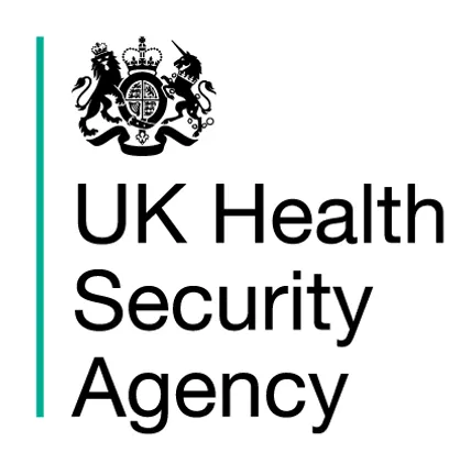 Logo for UK Health Security Agency.