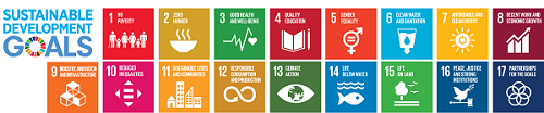 The 17 Sustainable Development Goals.