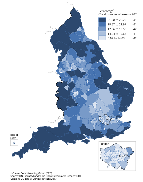 Population estimates by output areas, electoral, health and other ...