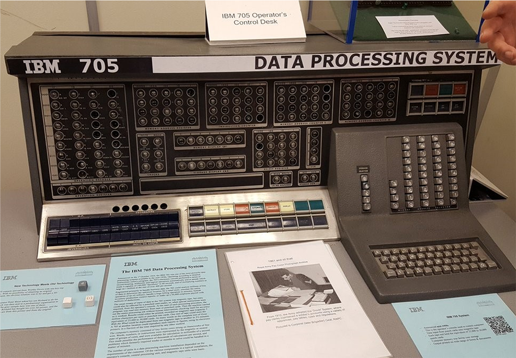 The IBM 705 computer was used to process the 1961 census